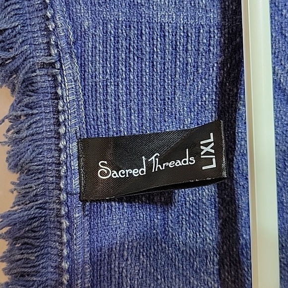 Sacred Threads Blazer size L/XL blue - Picture 3 of 8